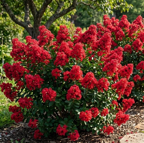Lagerstroemia Indyjska Petite Red Różowo-Czerwona doniczka 0,5L